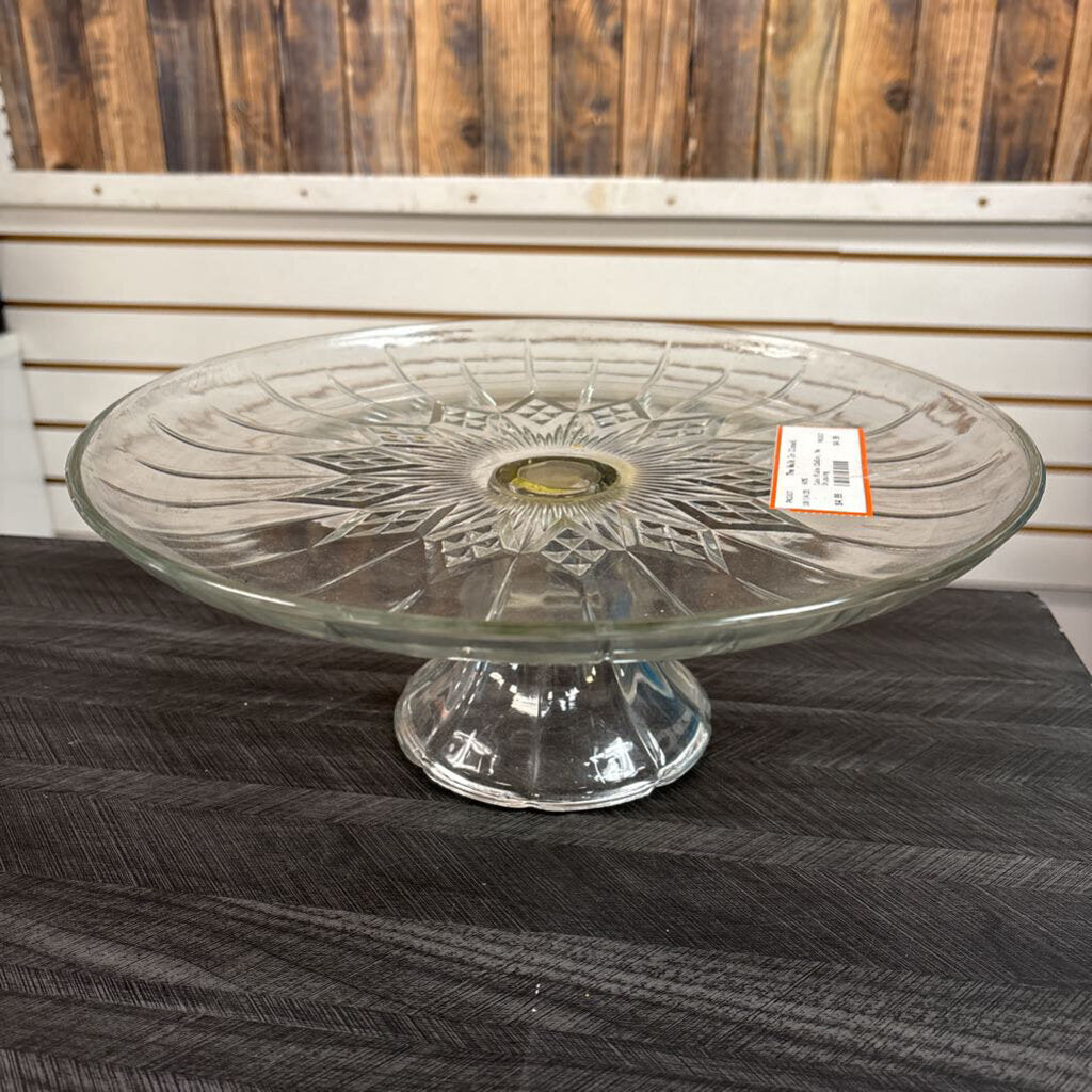 Cake Plate 12x5in, No Shipping