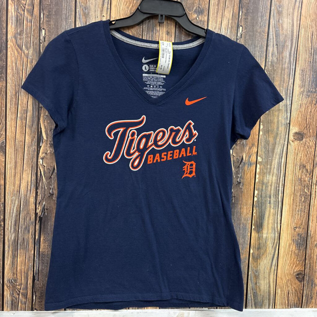 Nike Tigers Baseball Shirt, Women's L