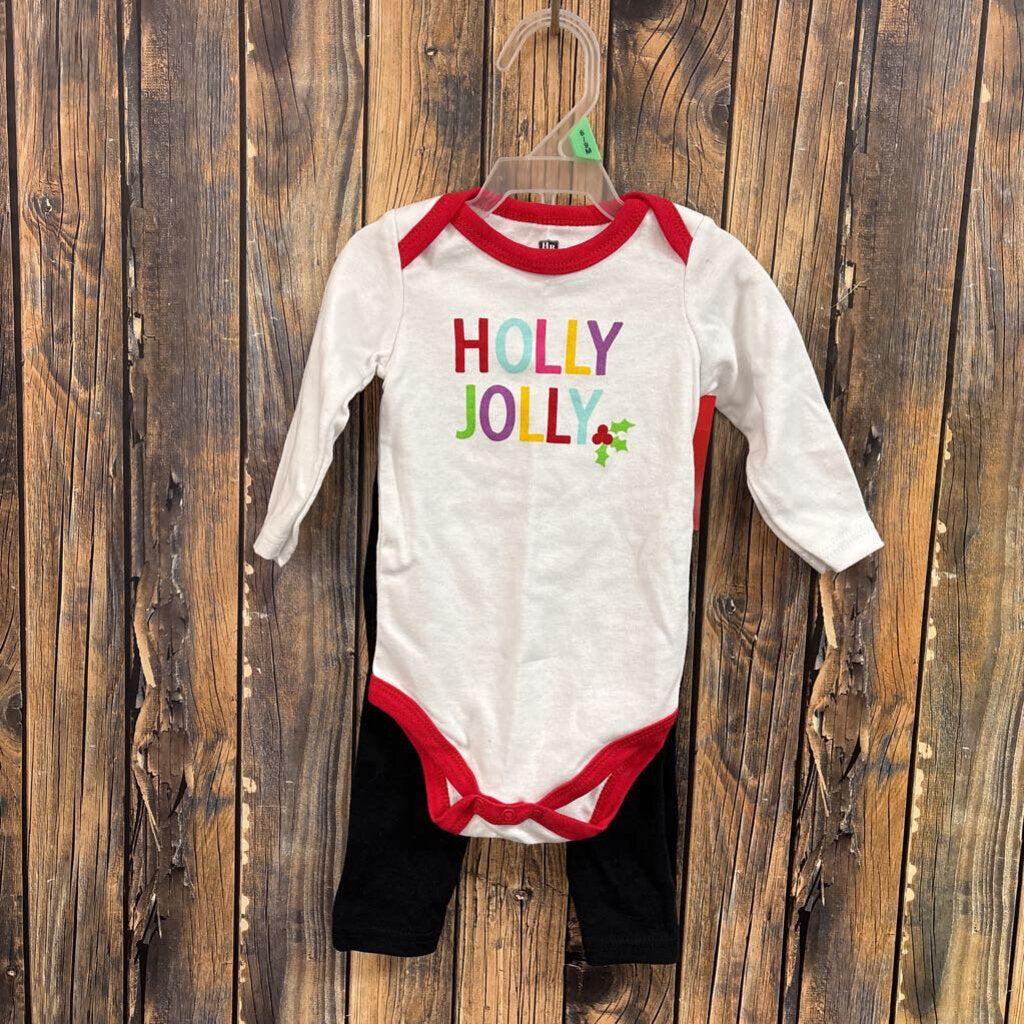 Holly Jolly Outfit, Baby Girl's 6-9m