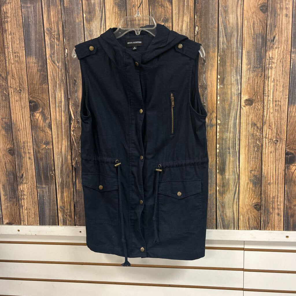 Zenana Blue Vest, Women's M