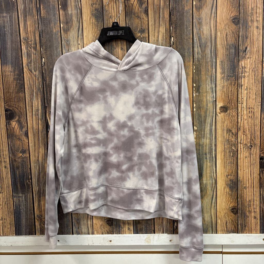 Soft Purple TieDye Hoodie, Women's L