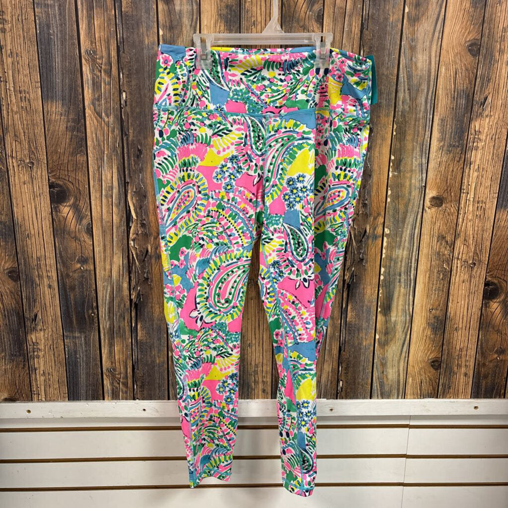 Crown and Ivy Colorful Leggings, Women's L