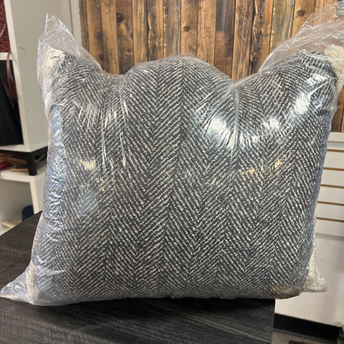 2 Blue Decorative Pillows - NO SHIP - 16x20