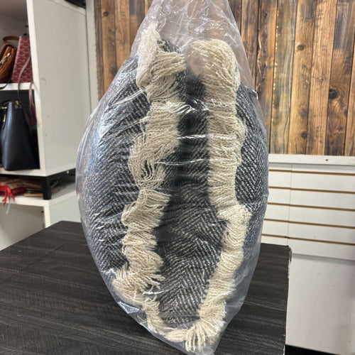 2 Blue Decorative Pillows - NO SHIP - 16x20