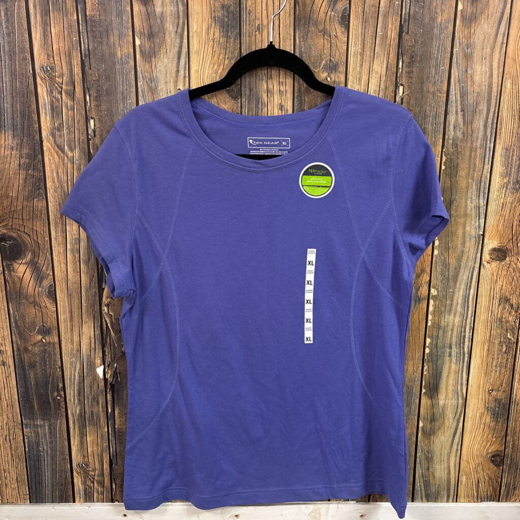 Tek Gear Purple Tee, NWT Women's XL