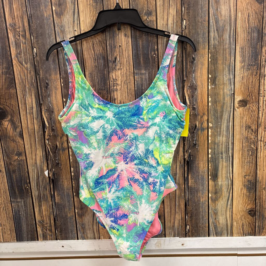 Palm Leaf Swimsuit, Women's L