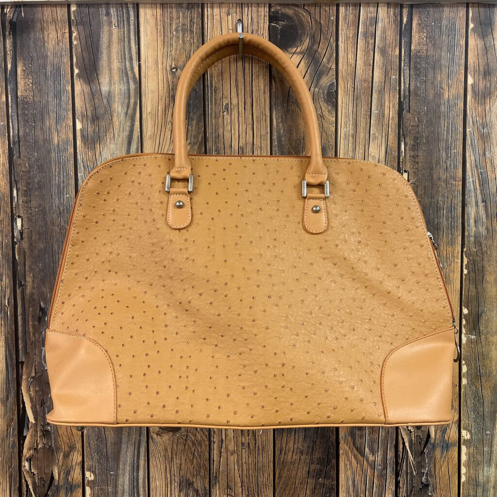 Peach Ostrich Purse 17x10