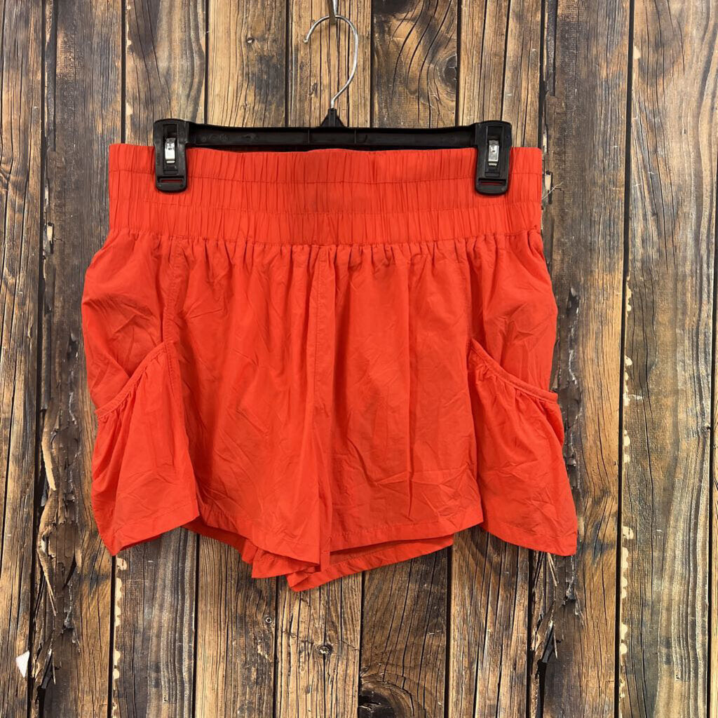 Pink Lily Orange Shorts, Womens M