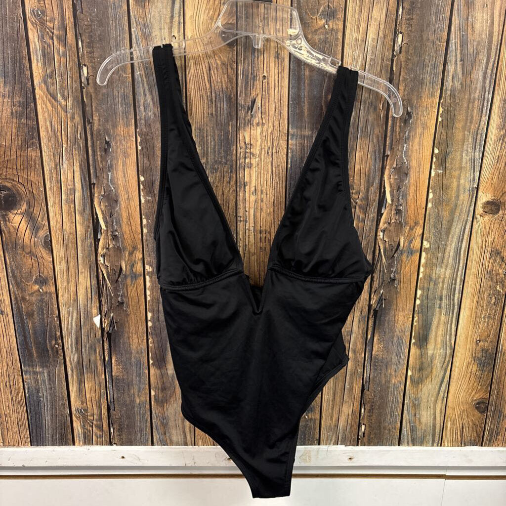 NWT Black Shade & Shore Swimsuit, Womens 8/10