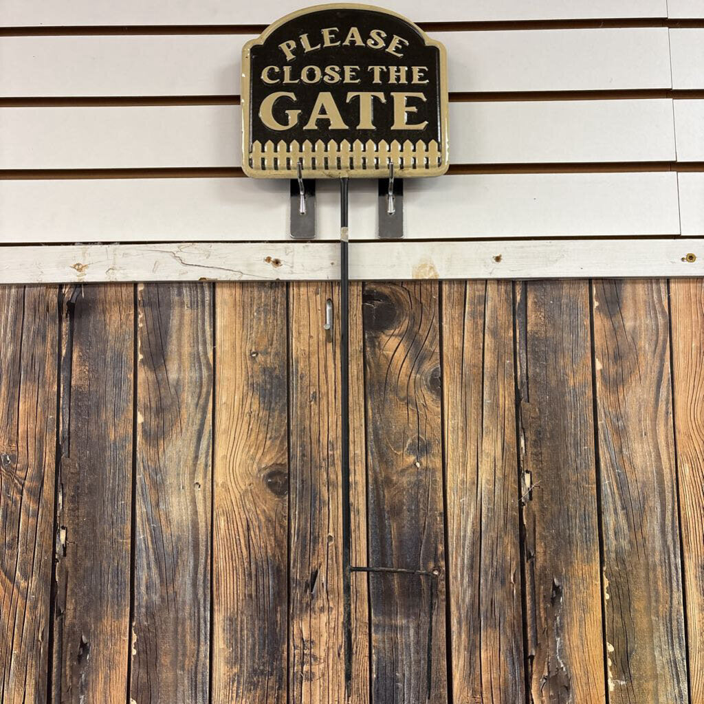 Close The Gate Stake - NO SHIP - 26x8 – Sabrina’s Walk In Closet