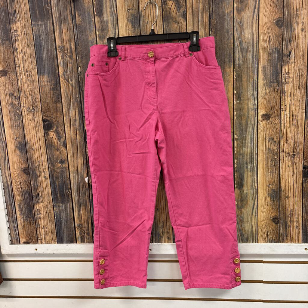 Ruby Rd Pink Capris, Womens 12