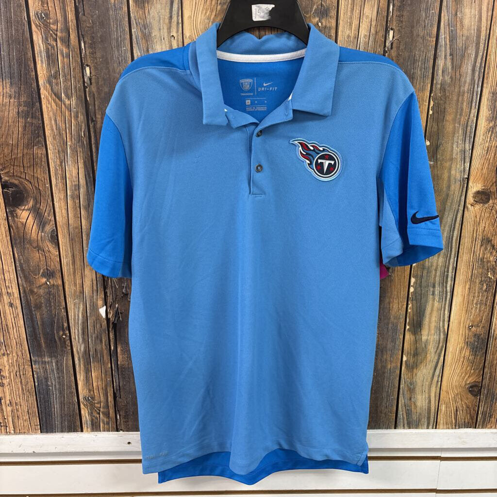 Nike Blue Titans Polo, Mens M