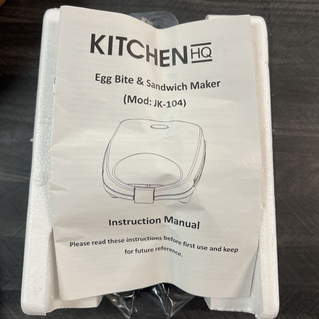 Egg Bite & Sandwich Maker