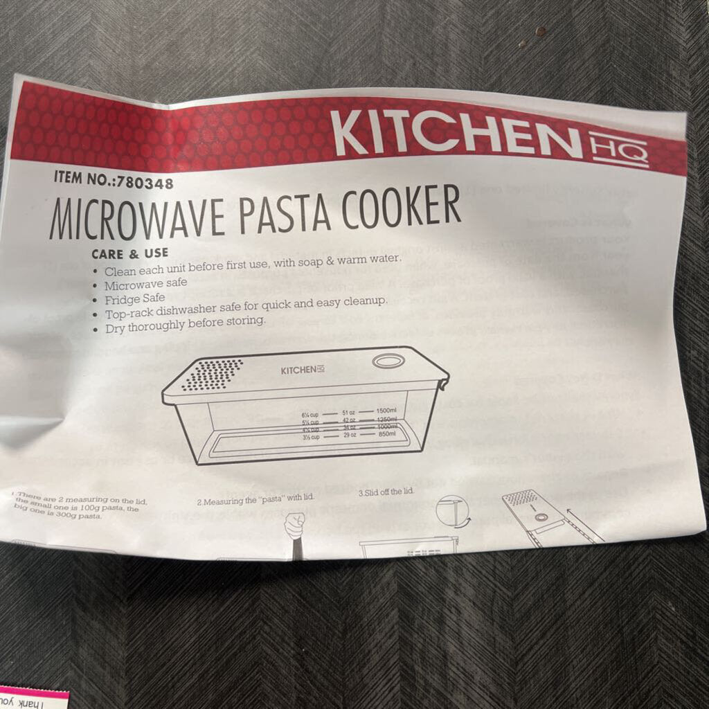 Pasta Cooker, No Shipping