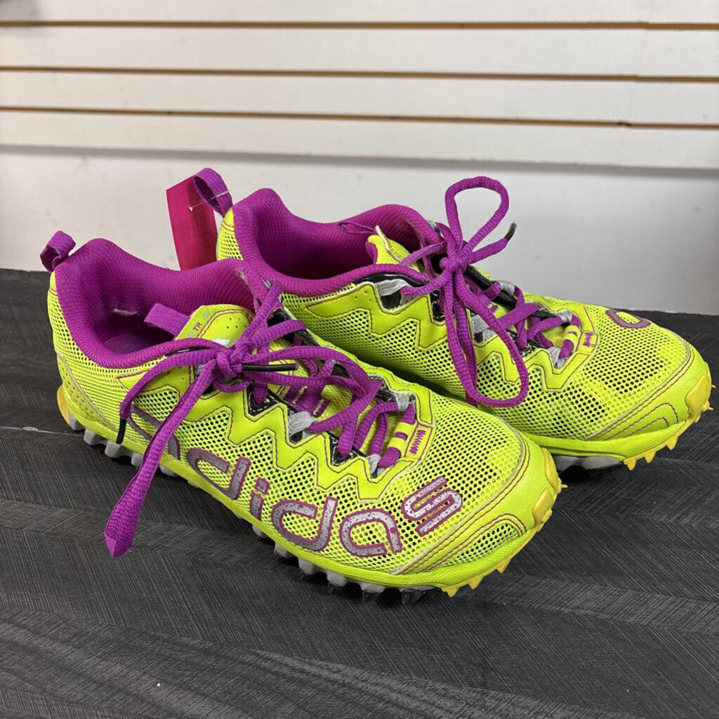 Adidas Green/Purple Cleats, Womens 7.5