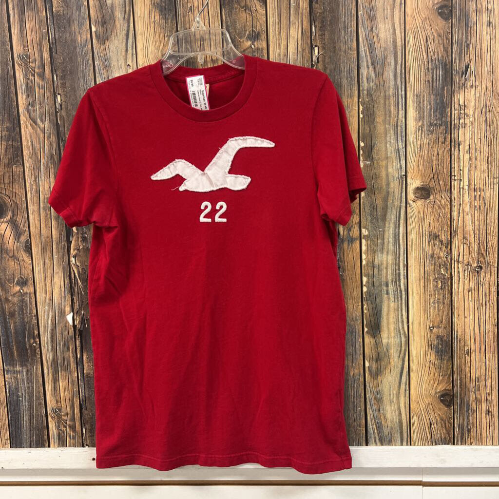 Hollister Red 22 Tee, Mens M