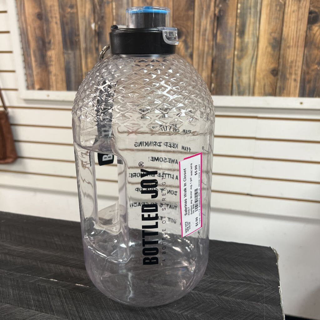 Bottled Joy Water Jug, 1 gal- No Ship