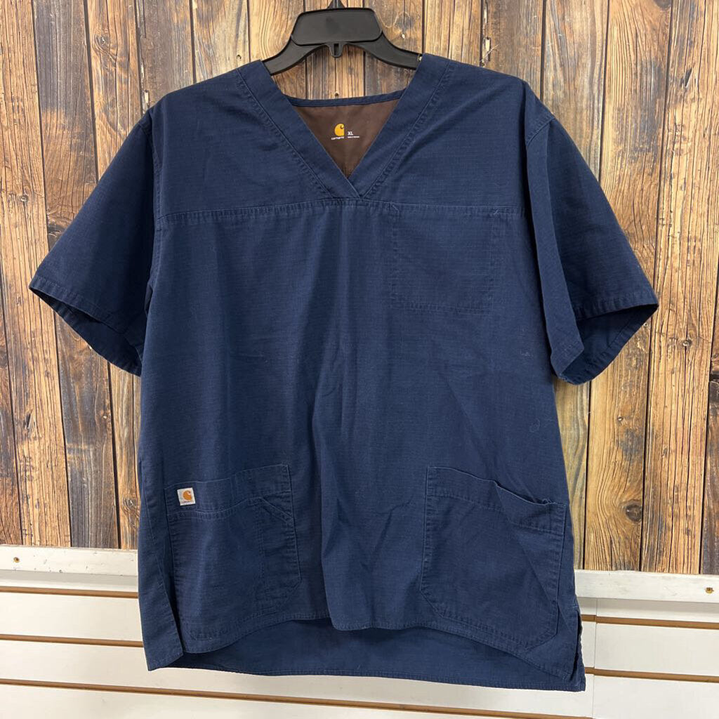 Carharrt Navy Scrup Top, Mens XL