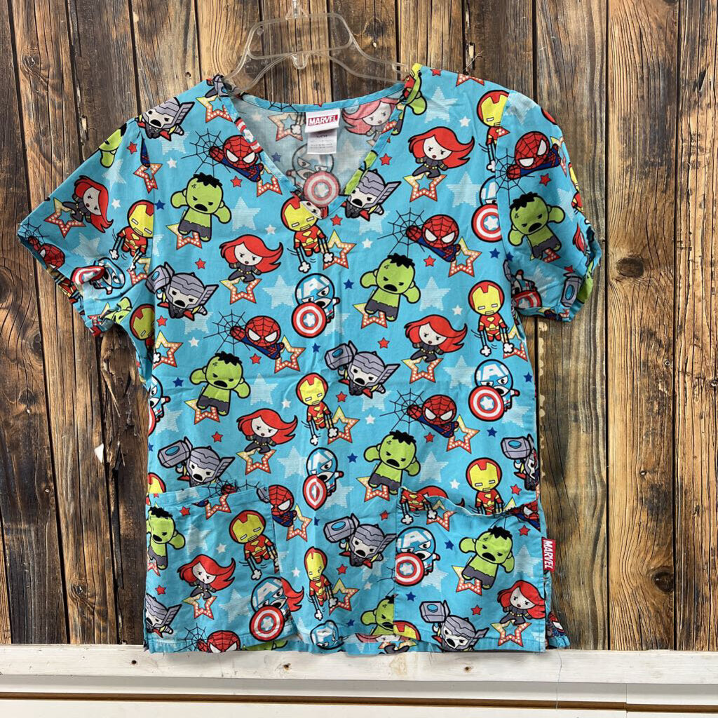 Marvel Scrub Top, Womens S