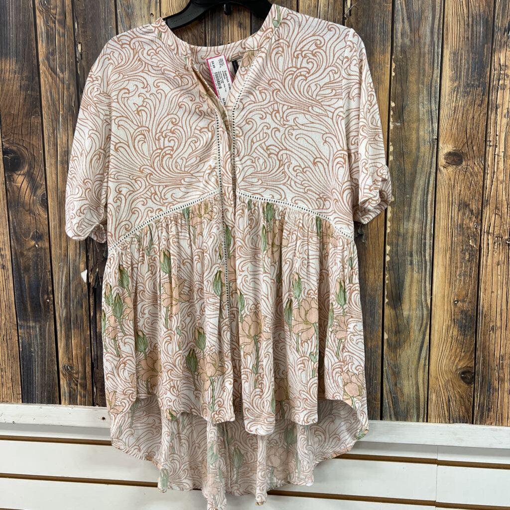 Anthropologie Pink Top, Womens S/M