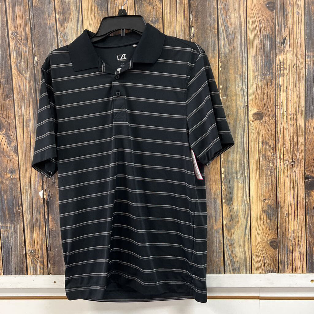 Cutter & Buck Black Polo, Mens S