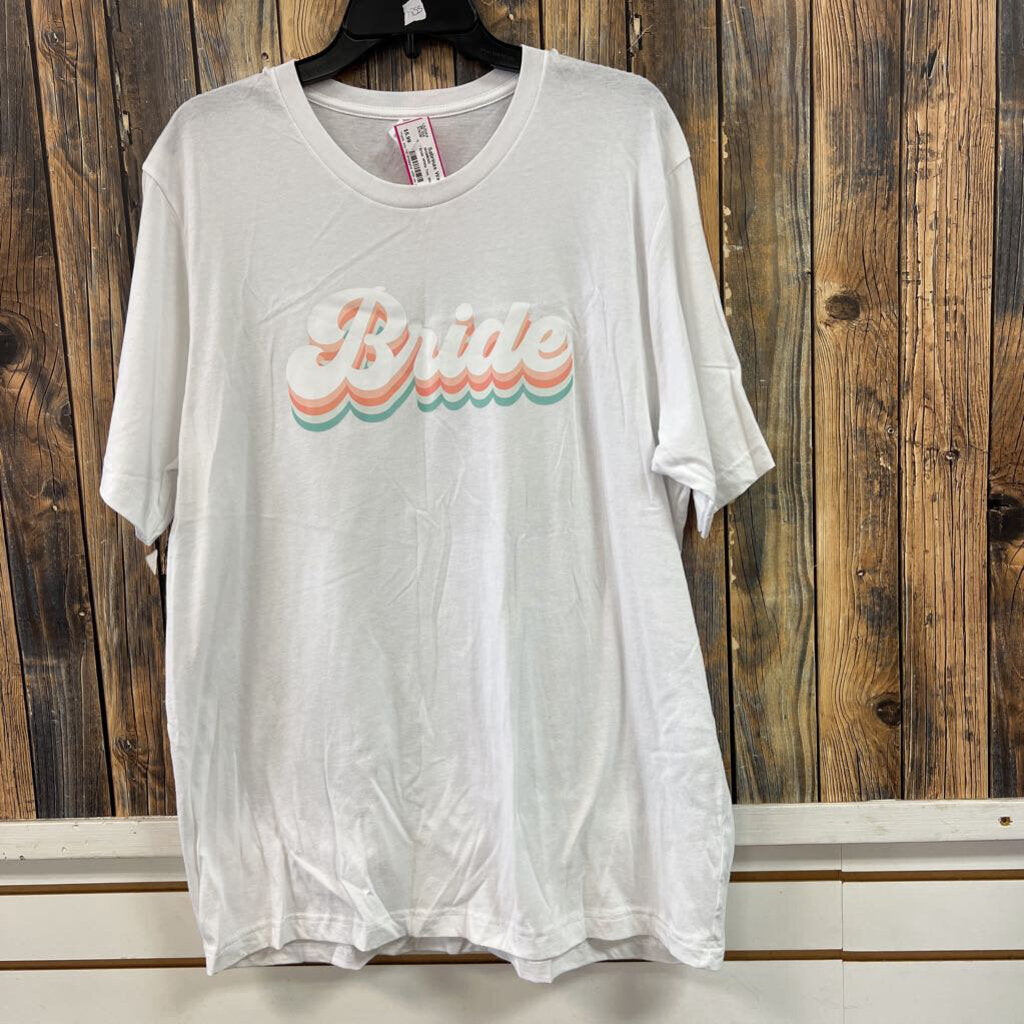 Bride White Tee, Womens XL