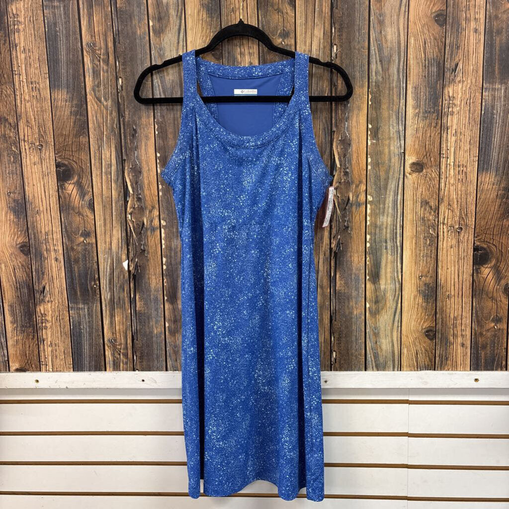 Columbia Blue Speckled Dress, Womens S