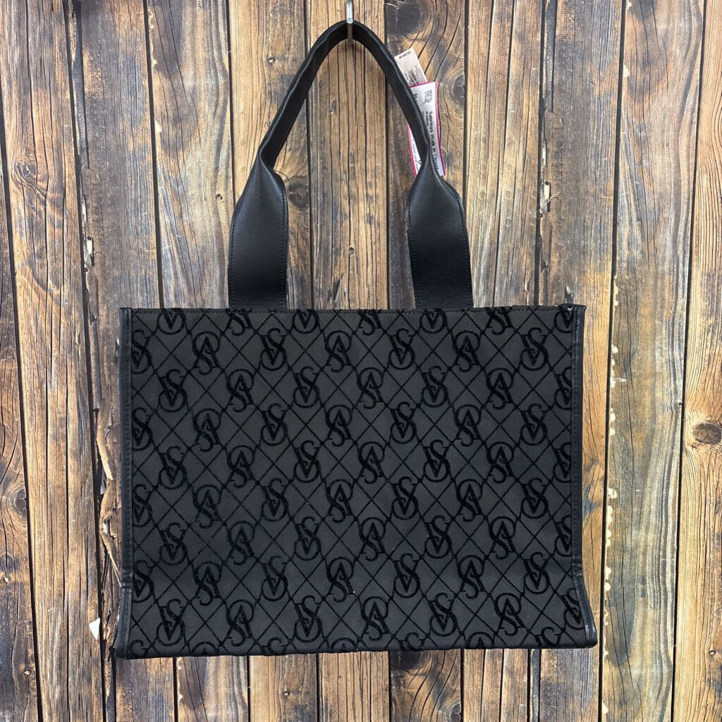 Victoria's Secret Black Velvety Bag