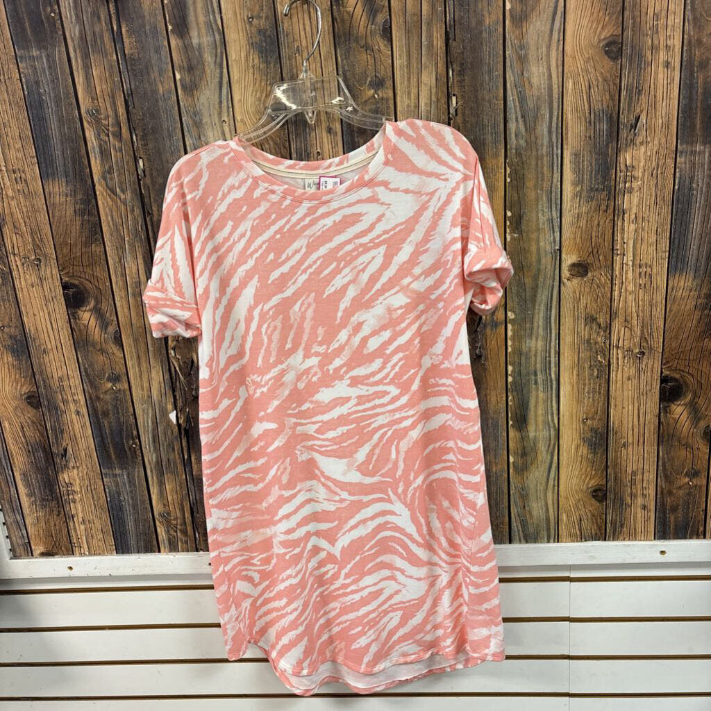 Wonderly Soft Pink Tropical Dress, Womens S