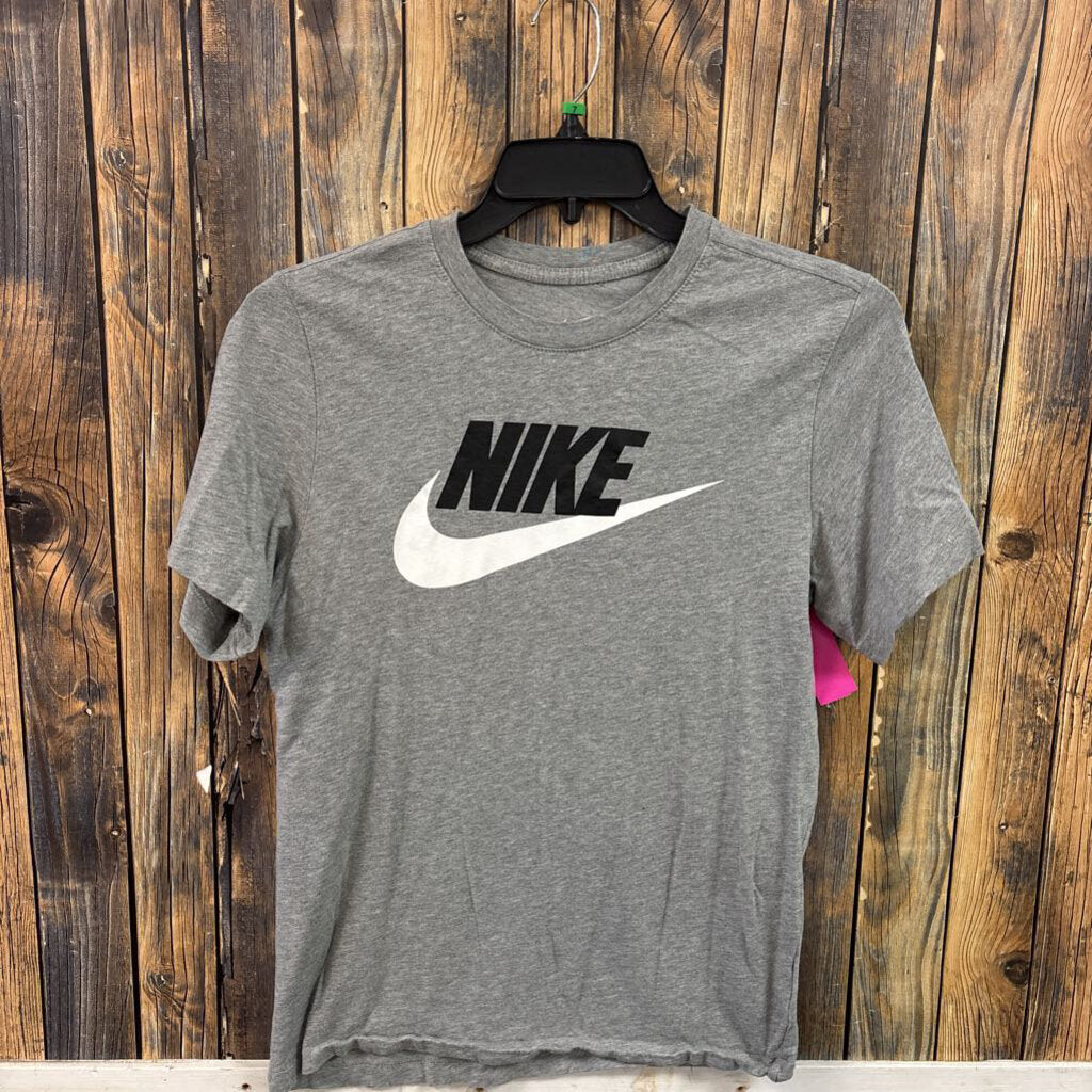 Nike Grey Swoosh Tee, Mens S