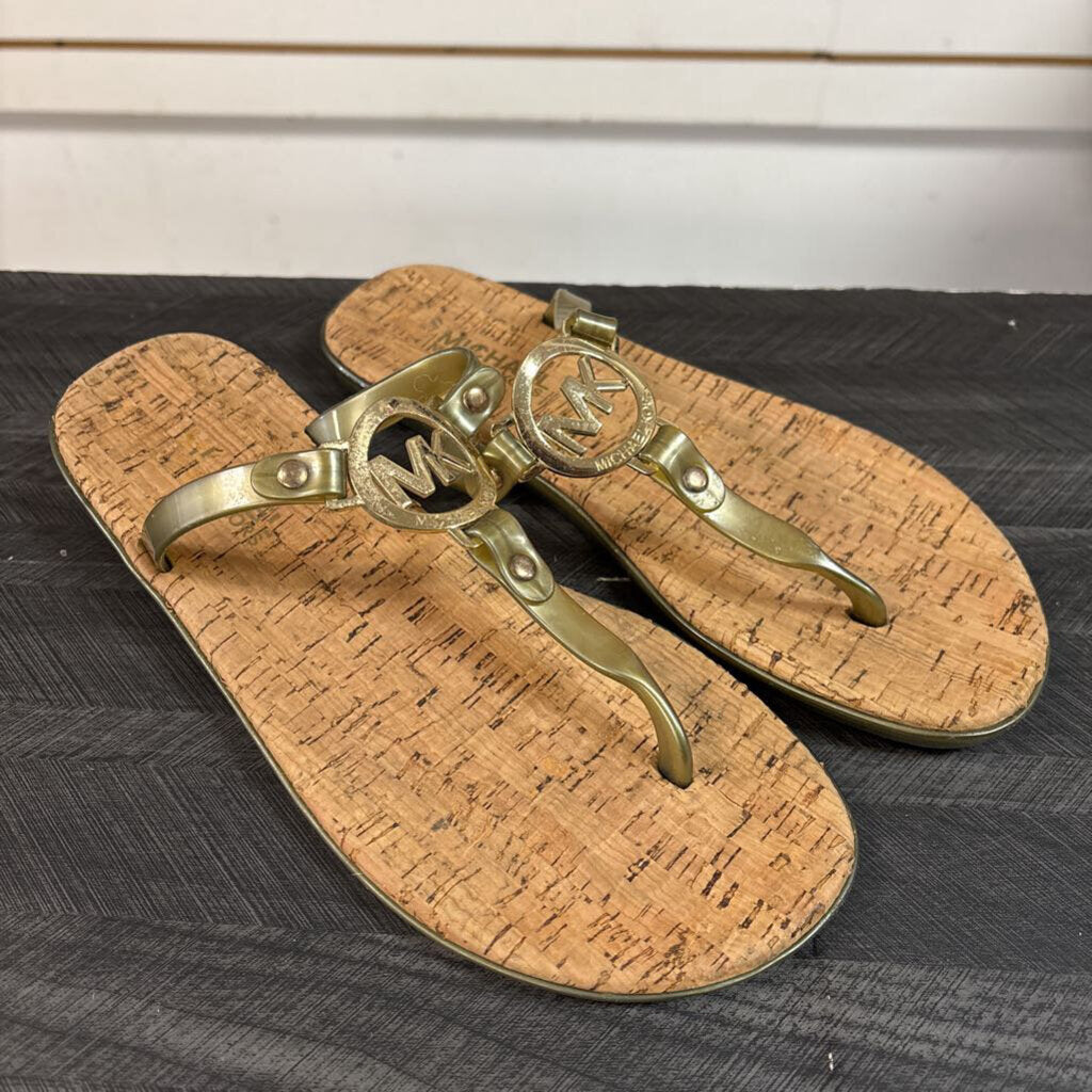 Michael Kors Cork Sandals, Womens 7