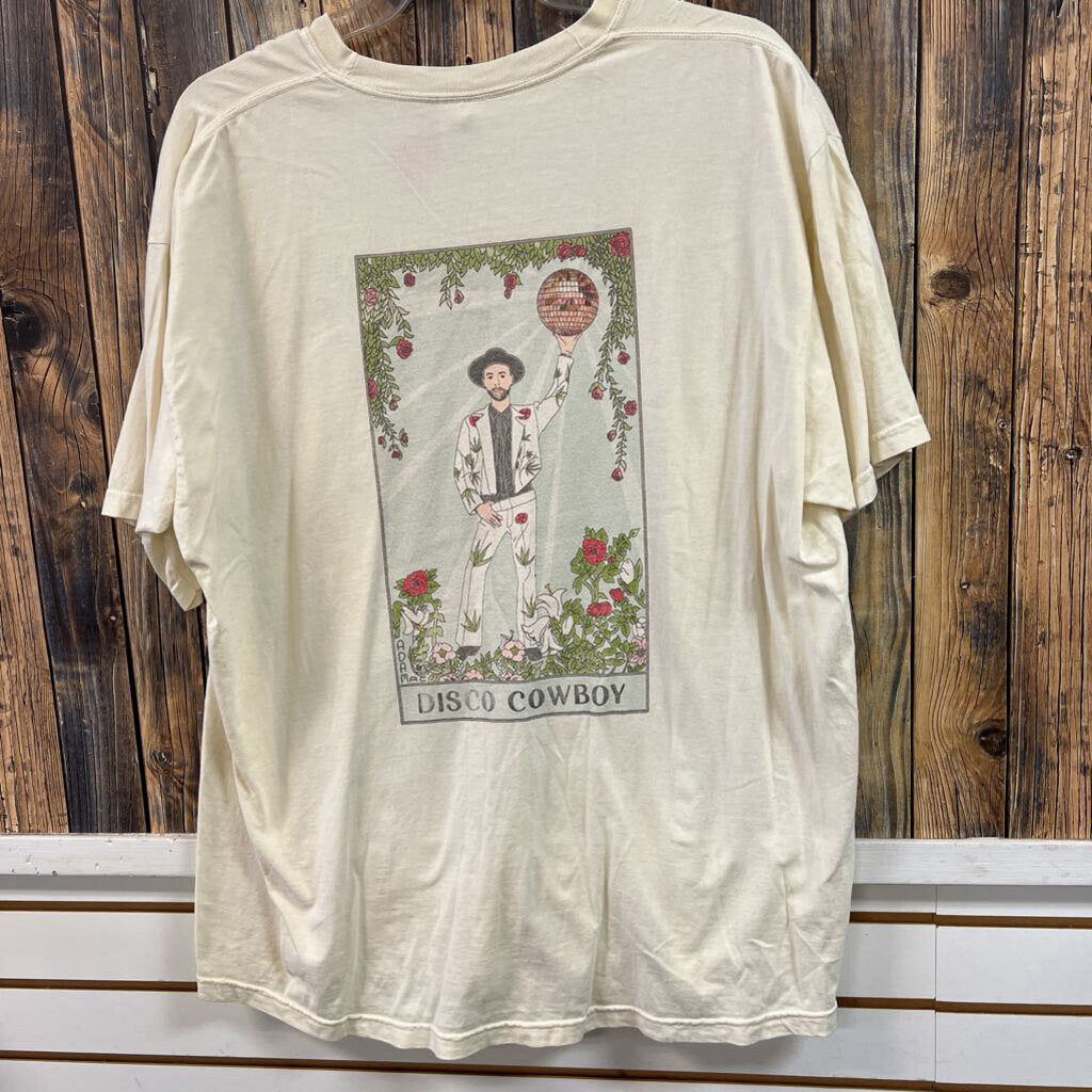 Disco Cowboy Tee, Womens 2X