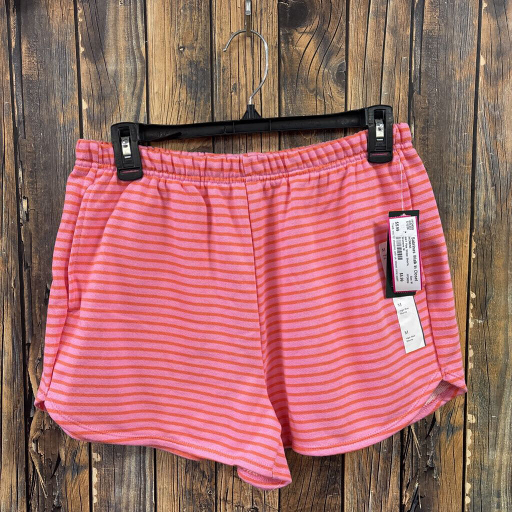 NWT Pink Stripe Shorts, Womens M