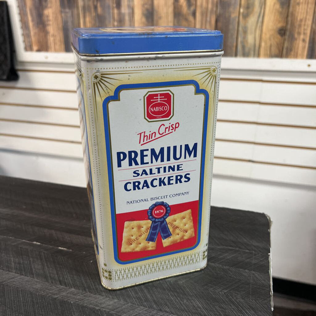 Vintage Thin Crisp Canister - 9.5x5