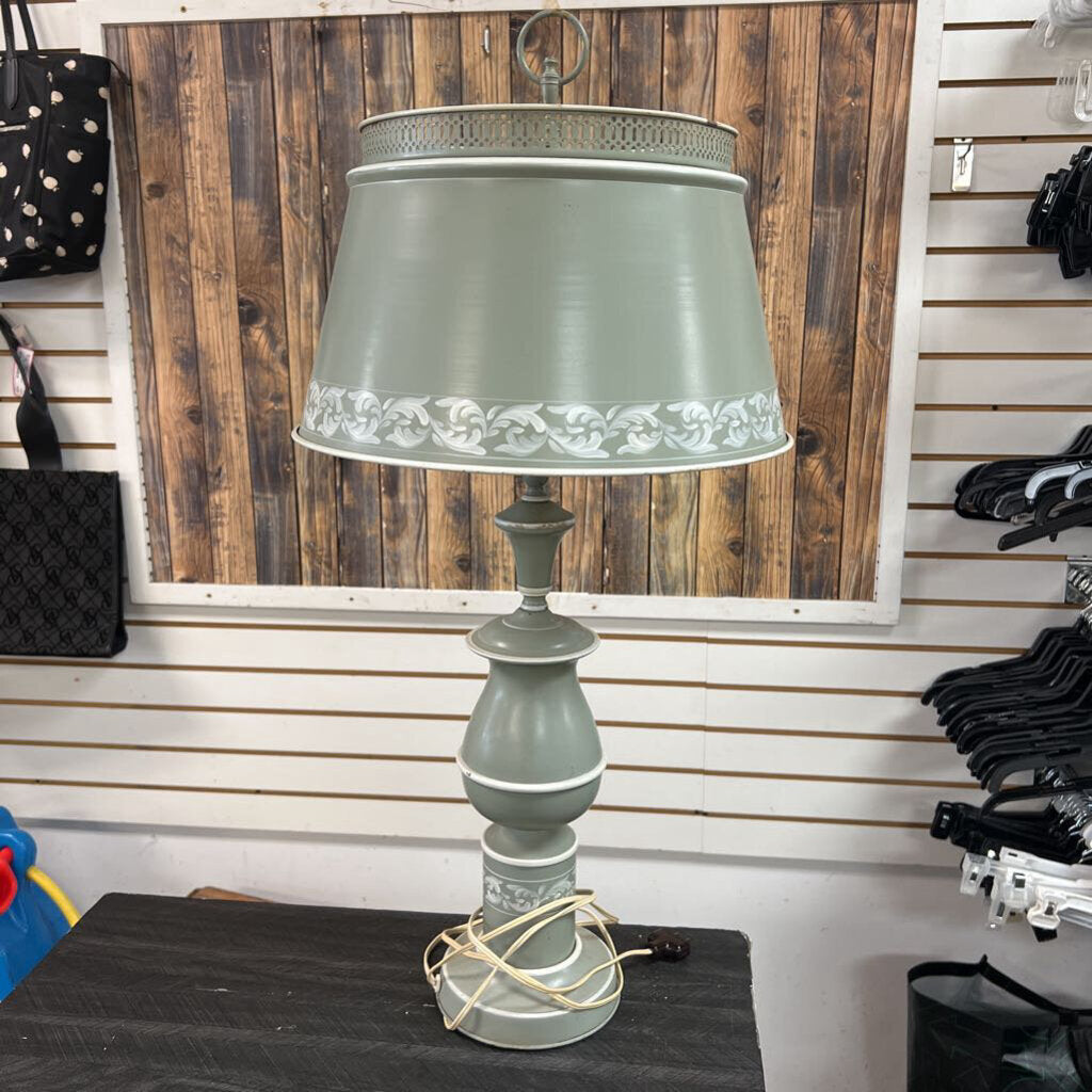 Green Vintage Lamp - NO SHIP - 32x11