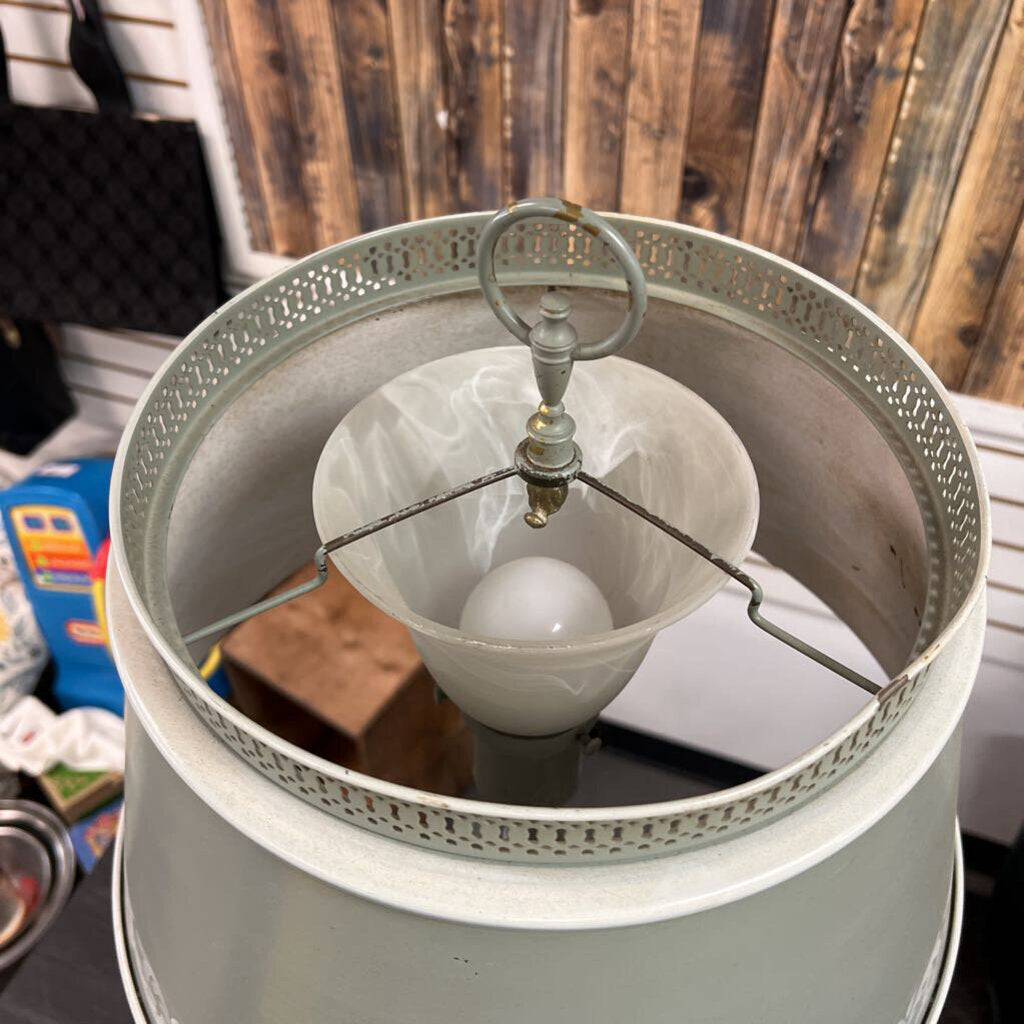 Green Vintage Lamp - NO SHIP - 32x11