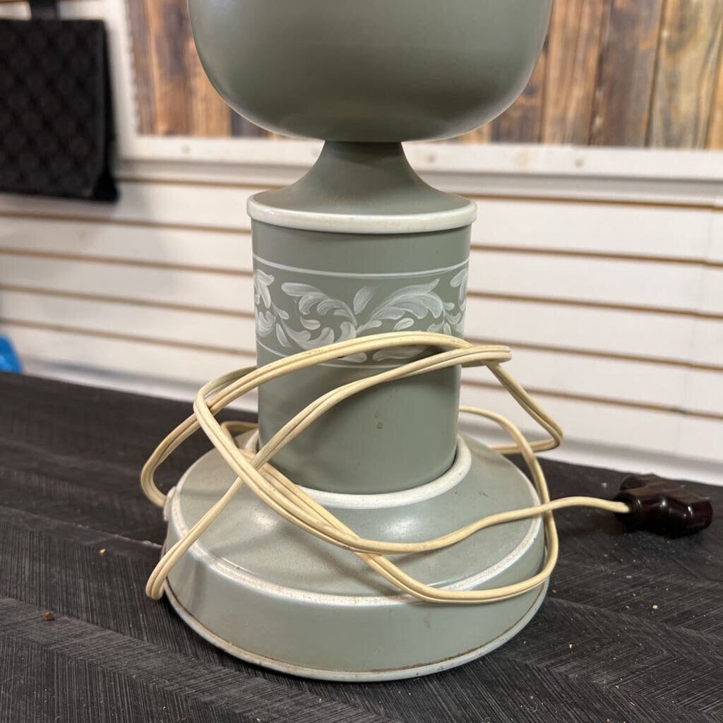 Green Vintage Lamp - NO SHIP - 32x11