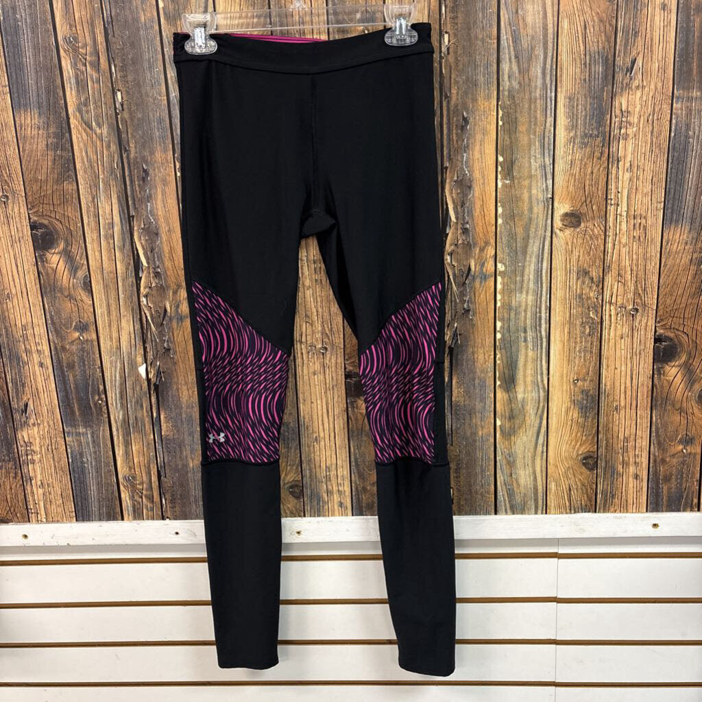Under Armour Black and Pin Leggings, Women's S