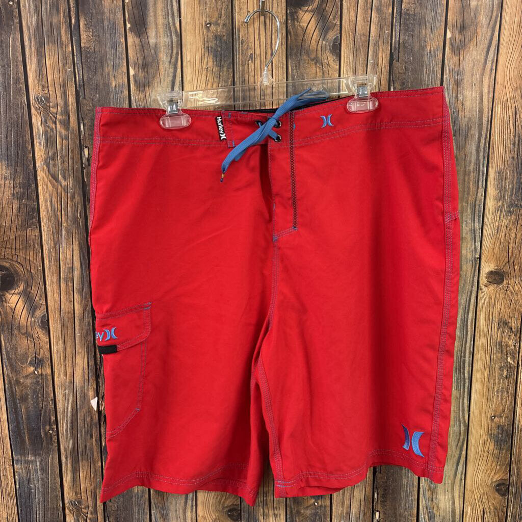 Hurley Red Trunks, Mens 38