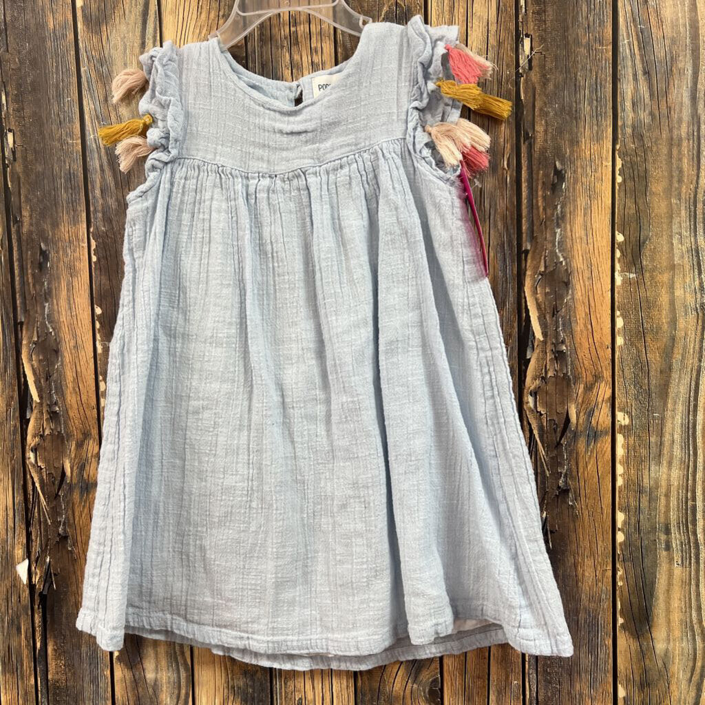Poppet and Fox Tassel Dress, Girls 4