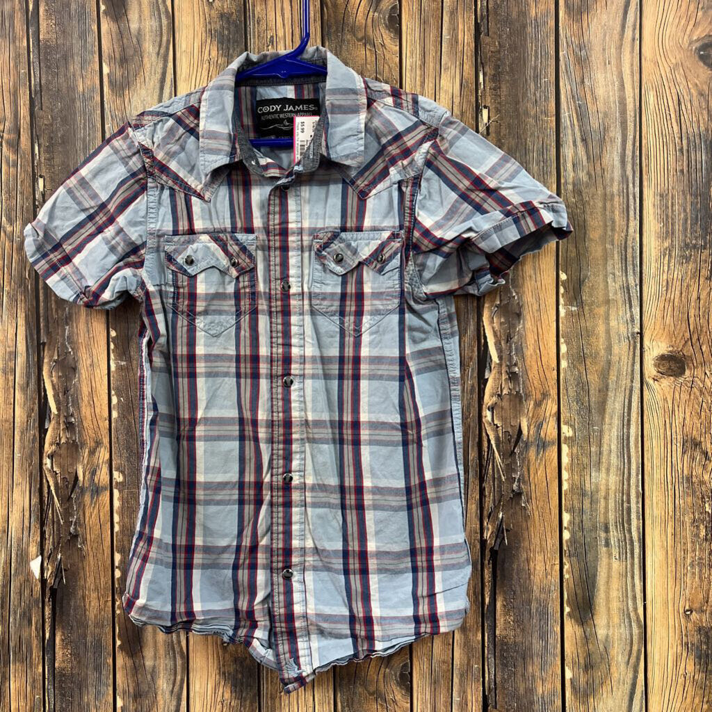 Cody James Pearl Snap, Boy's XS