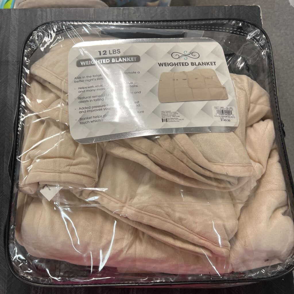 Weighted Blanket 12lb 48x72in- No Shipping