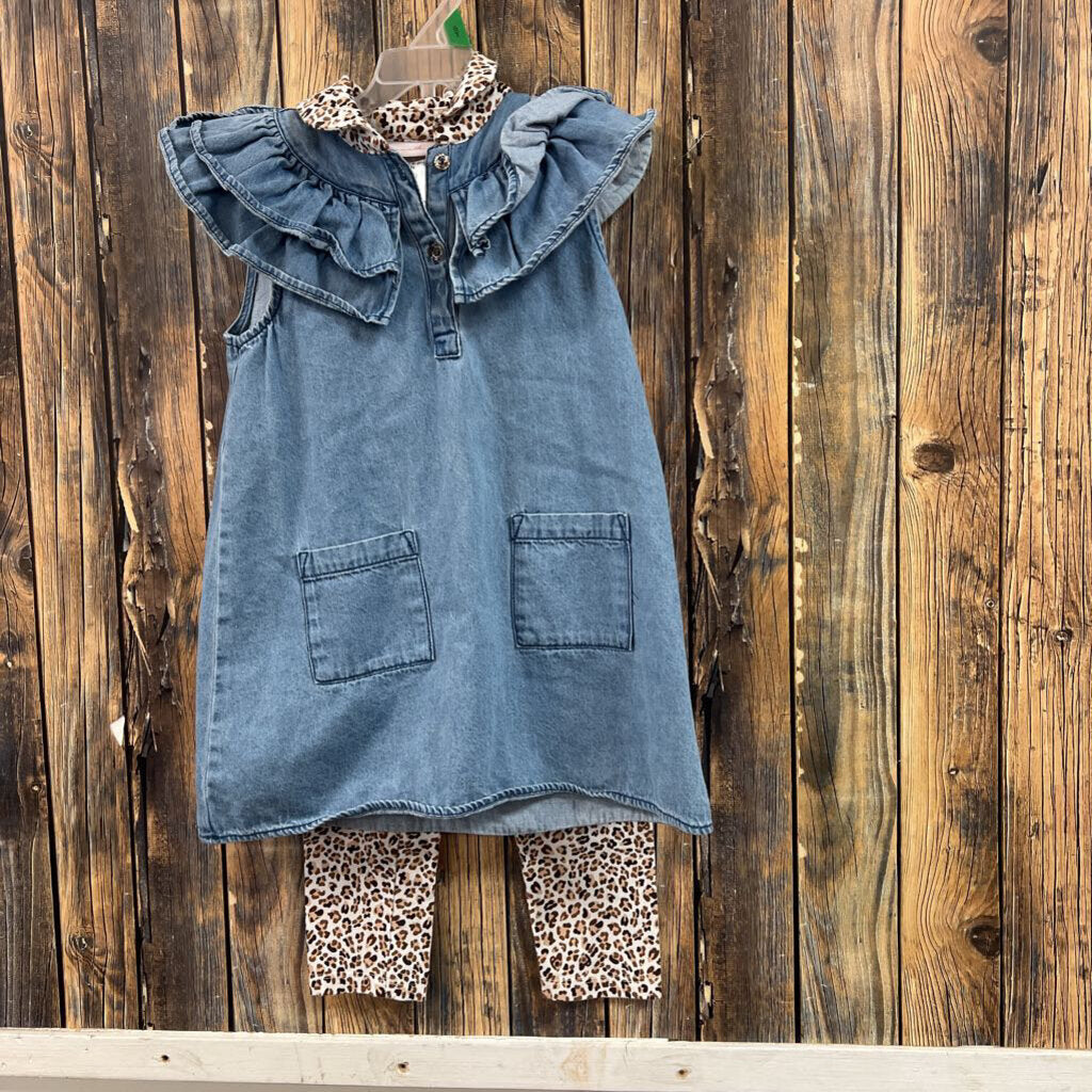 Bonnie Jean Denim Outfit, Girl's 6