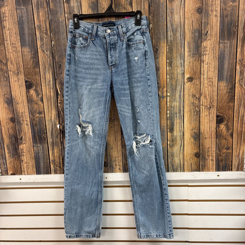 Aero High Rise Baggy Jeans, Women's 00