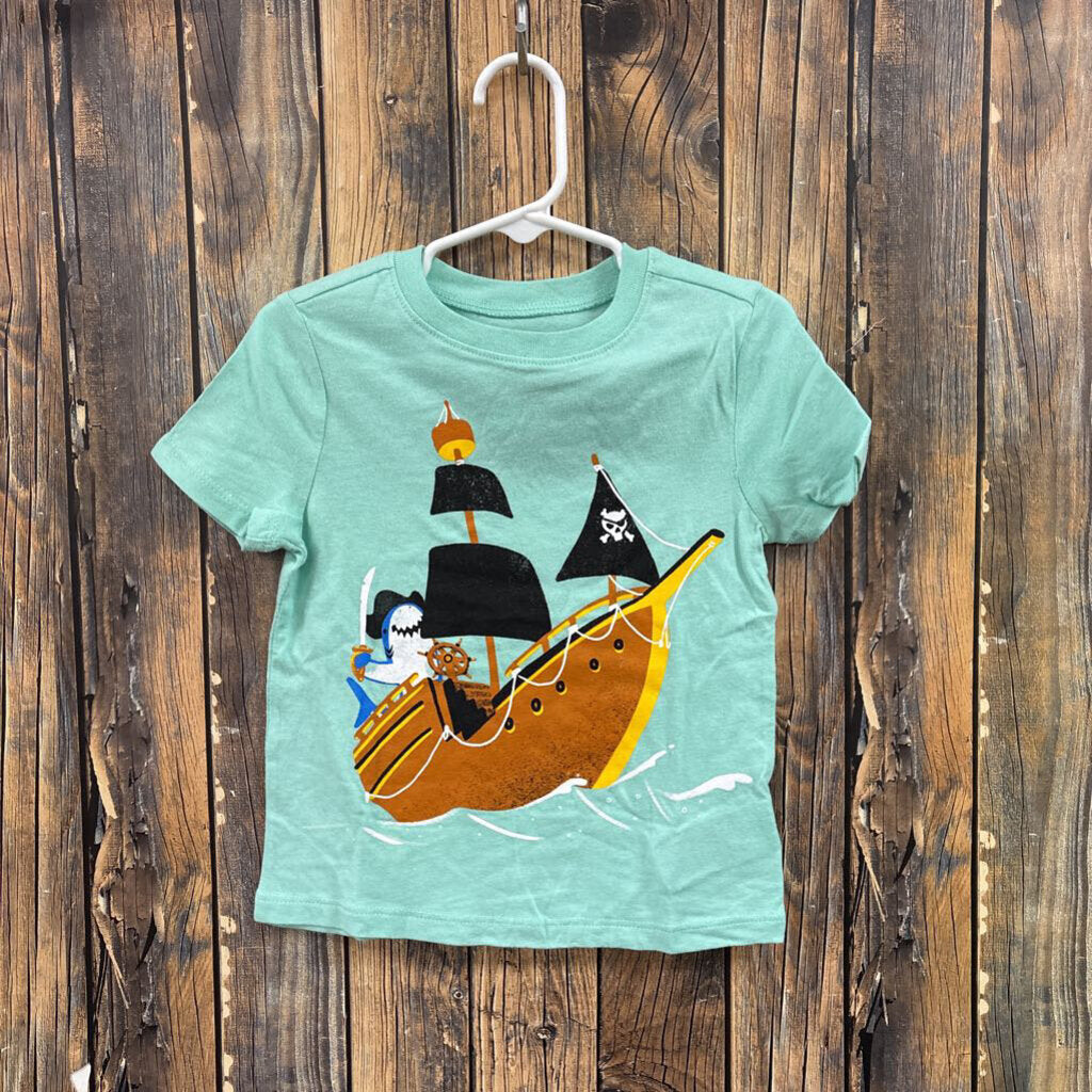 Old Navy Pirate Ship Tee, NWT Boy's 2T