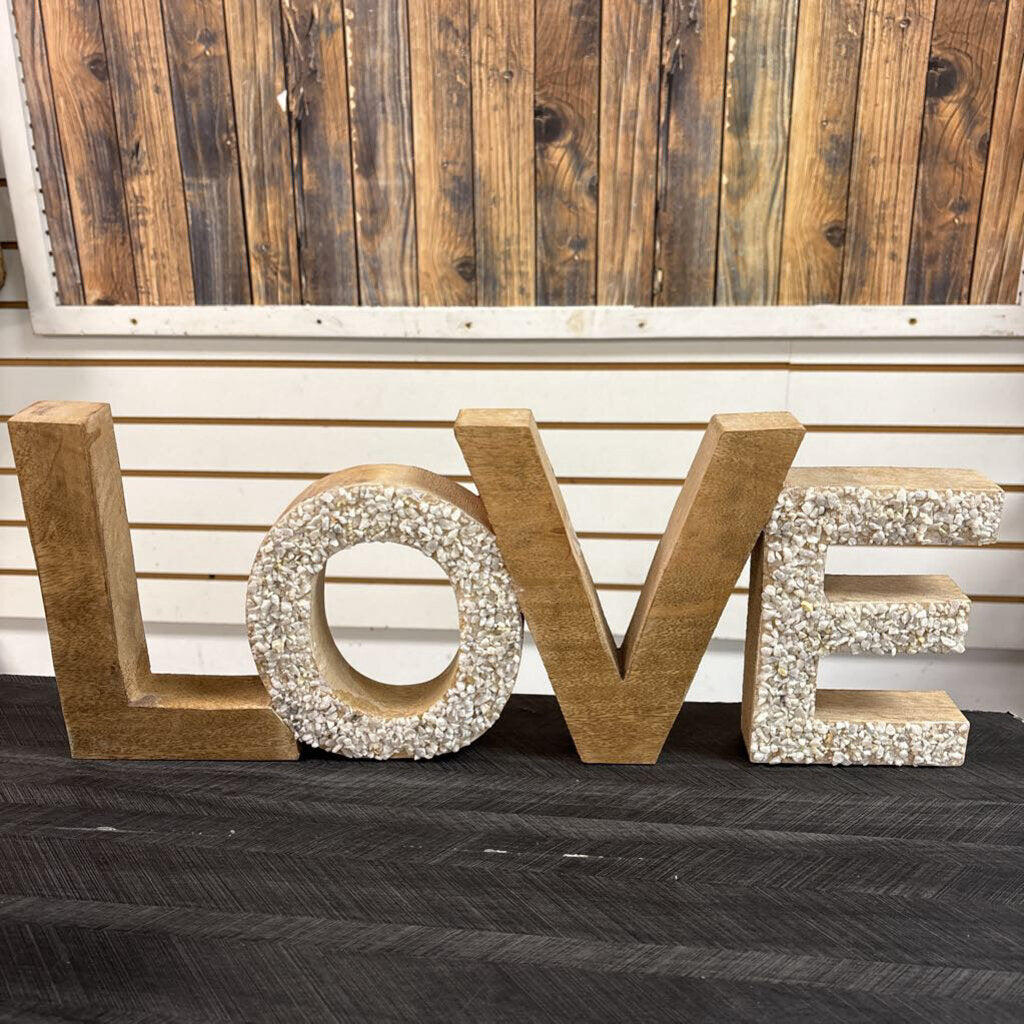 Wooden Love Sign - NO SHIP - 18x8