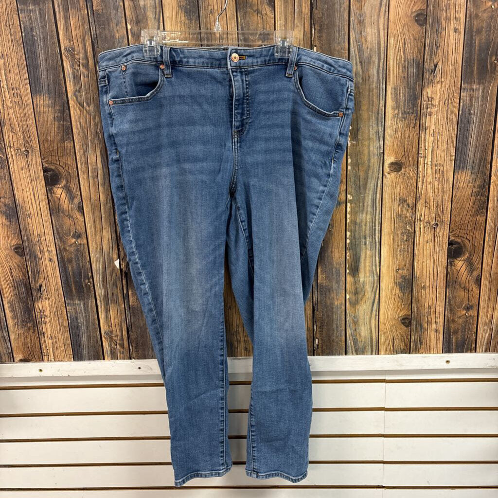 Talbots Slim Ankle Jeans, Womens 20W
