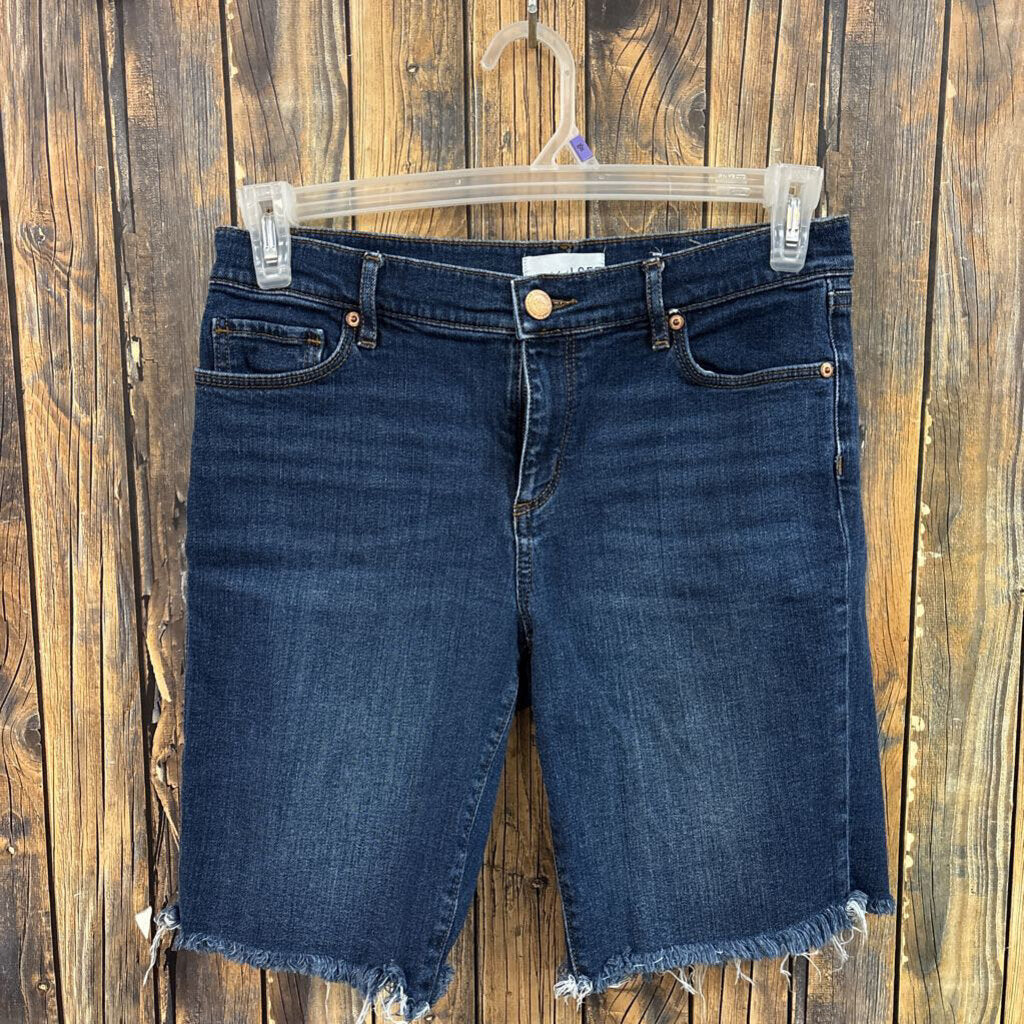 Loft Raw Hem Bermuda Shorts, Womens 10