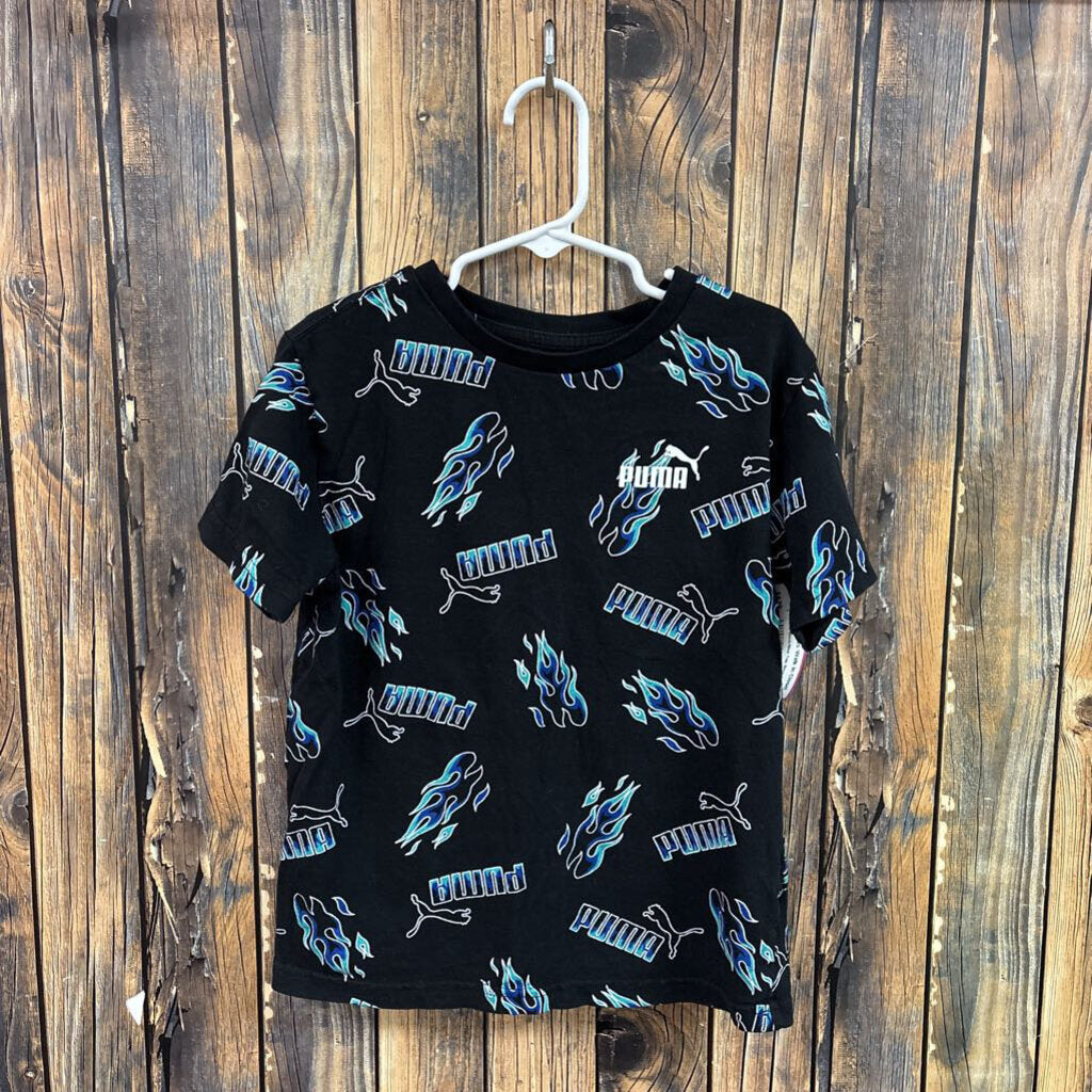 Puma Black/Blue Top, Boys 6
