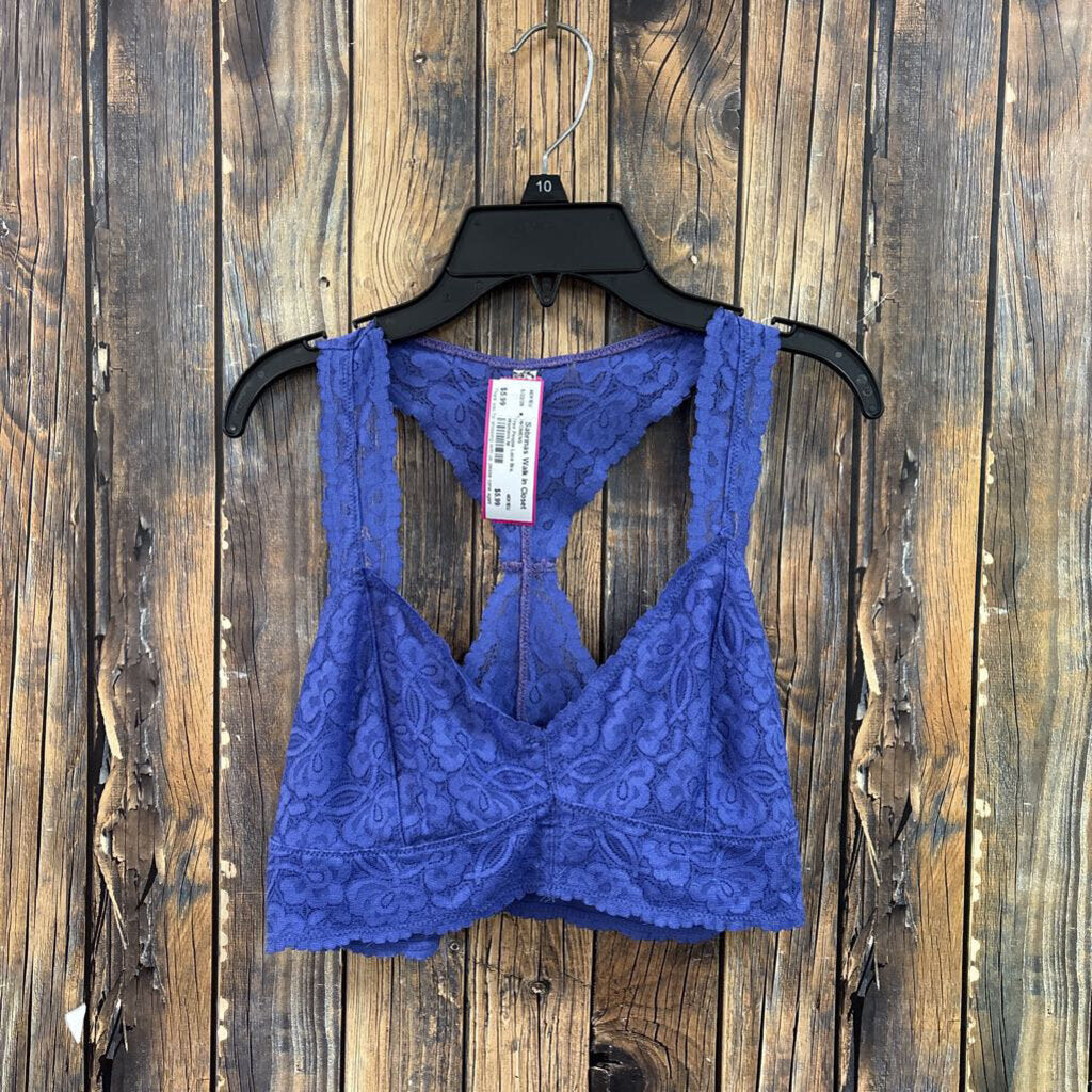 Free People Lace Bra, Womens M